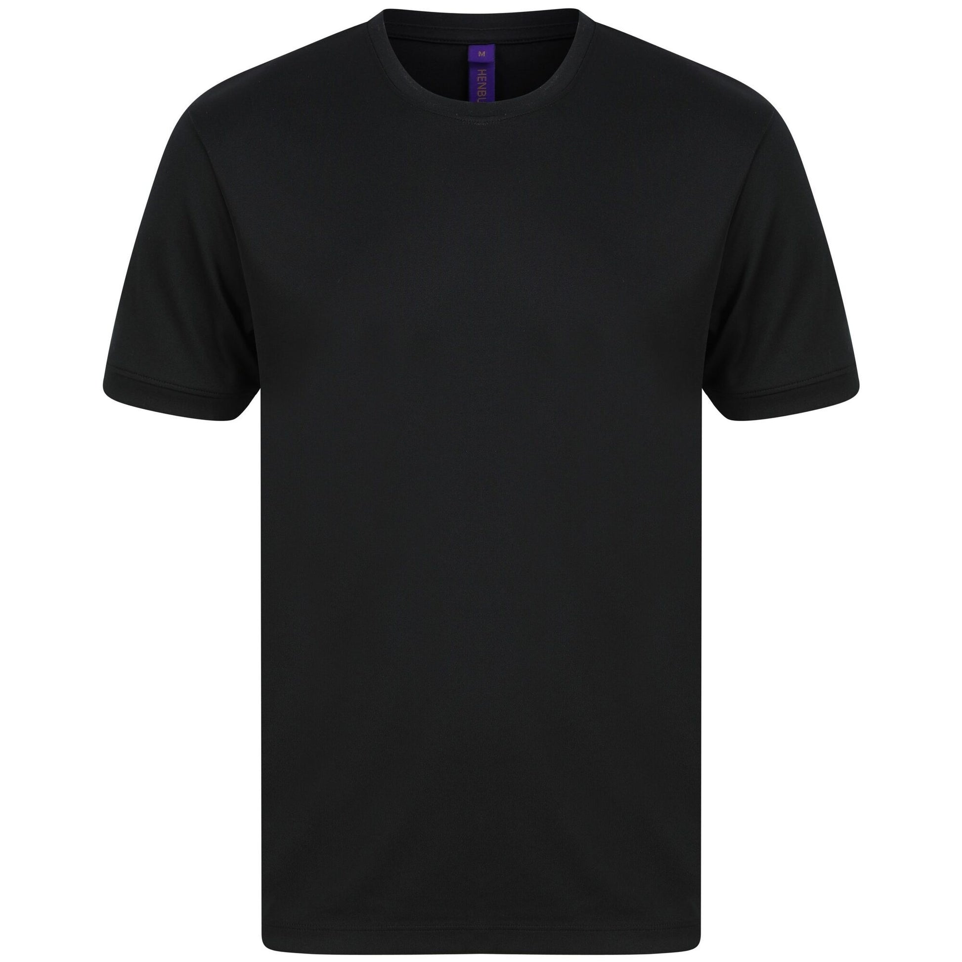 Black - Front - Henbury Mens HiCool Performance T-Shirt