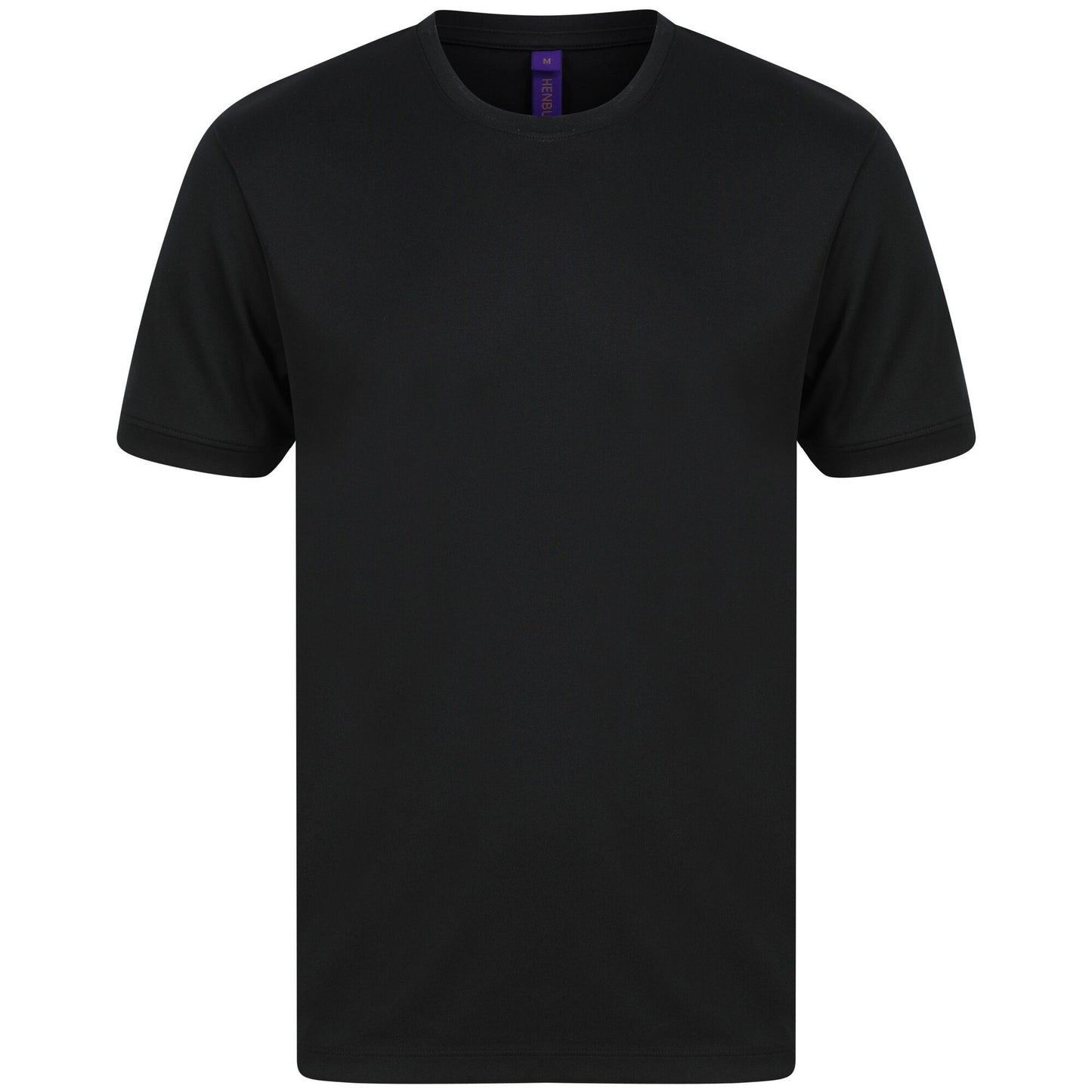 Black - Front - Henbury Mens HiCool Performance T-Shirt