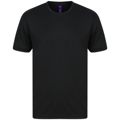 Black - Front - Henbury Mens HiCool Performance T-Shirt