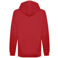 Fire Red - Back - Awdis Mens Organic Hoodie