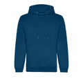 Ink Blue - Front - Awdis Mens Organic Hoodie