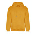 Mustard Yellow - Front - Awdis Mens Organic Hoodie