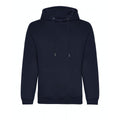 French Navy - Front - Awdis Mens Organic Hoodie