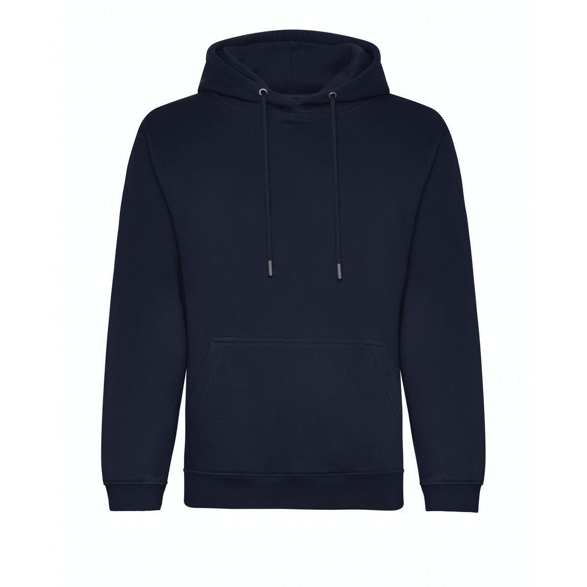 French Navy - Front - Awdis Mens Organic Hoodie