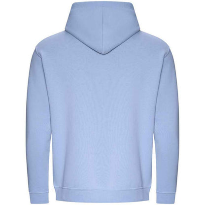 Sky Blue - Back - Awdis Mens Organic Hoodie