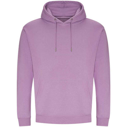 Lavender - Front - Awdis Mens Organic Hoodie