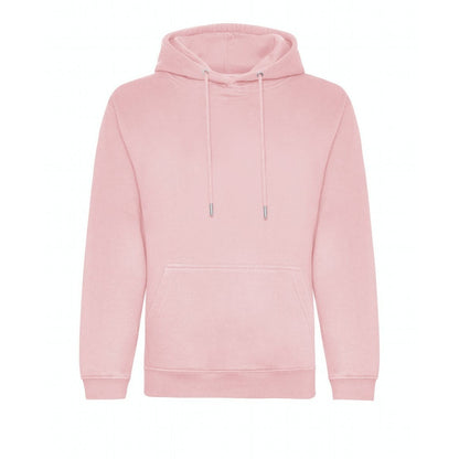 Baby Pink - Front - Awdis Mens Organic Hoodie
