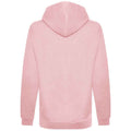 Baby Pink - Back - Awdis Mens Organic Hoodie