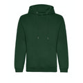 Bottle Green - Front - Awdis Mens Organic Hoodie