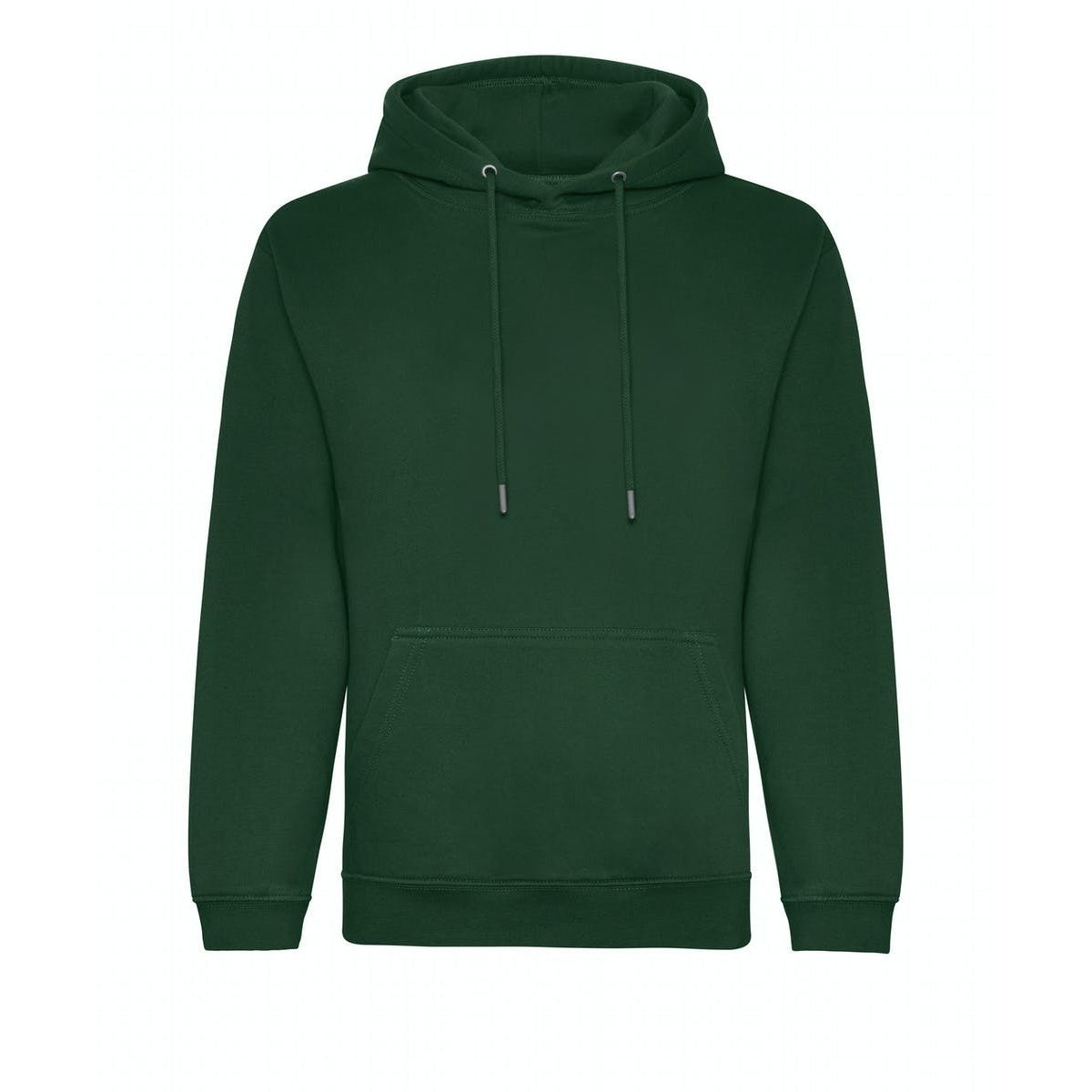 Bottle Green - Front - Awdis Mens Organic Hoodie