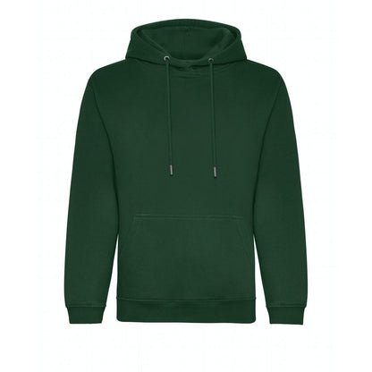 Bottle Green - Front - Awdis Mens Organic Hoodie