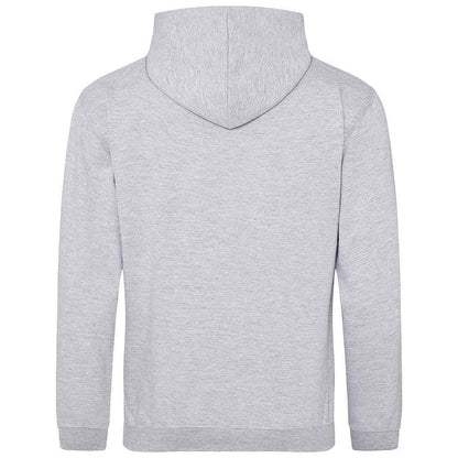 Grey Heather - Back - Awdis Mens Organic Hoodie