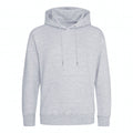 Grey Heather - Front - Awdis Mens Organic Hoodie