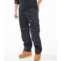 Black - Back - Portwest Mens PW3 Work Trousers