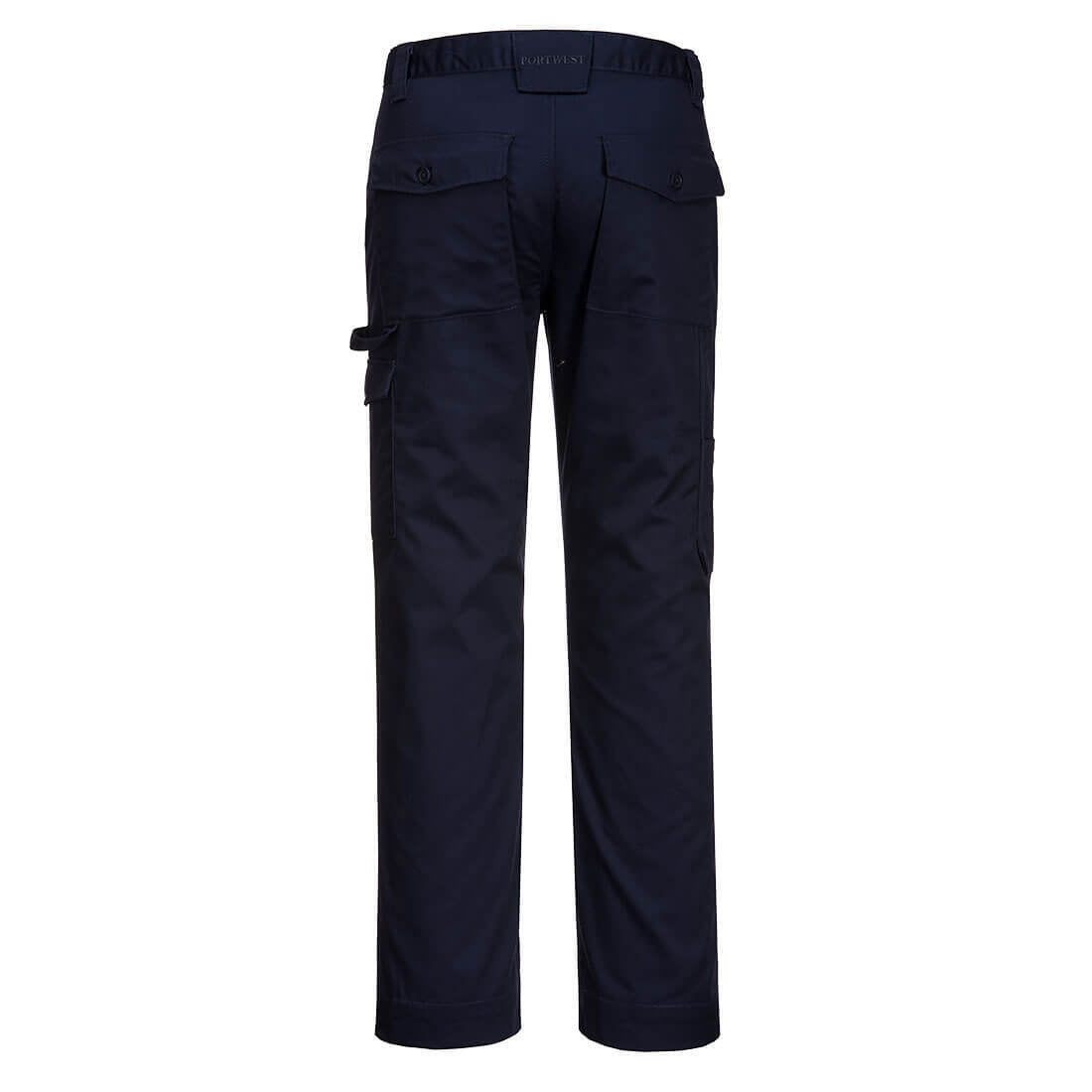 Navy - Back - Portwest Mens Super Work Trousers