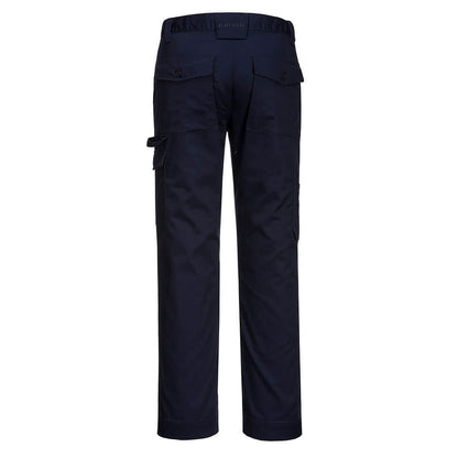 Navy - Back - Portwest Mens Super Work Trousers