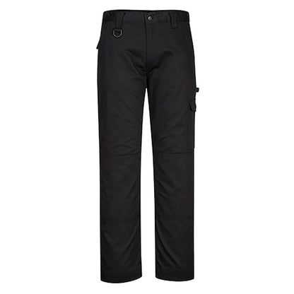 Black - Front - Portwest Mens Super Work Trousers