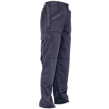 Navy - Side - Portwest Womens-Ladies Cargo Trousers