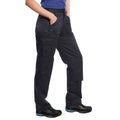 Black - Back - Portwest Womens-Ladies Cargo Trousers