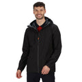 Black - Back - Regatta Mens X-Pro Triode II Shell Waterproof Jacket