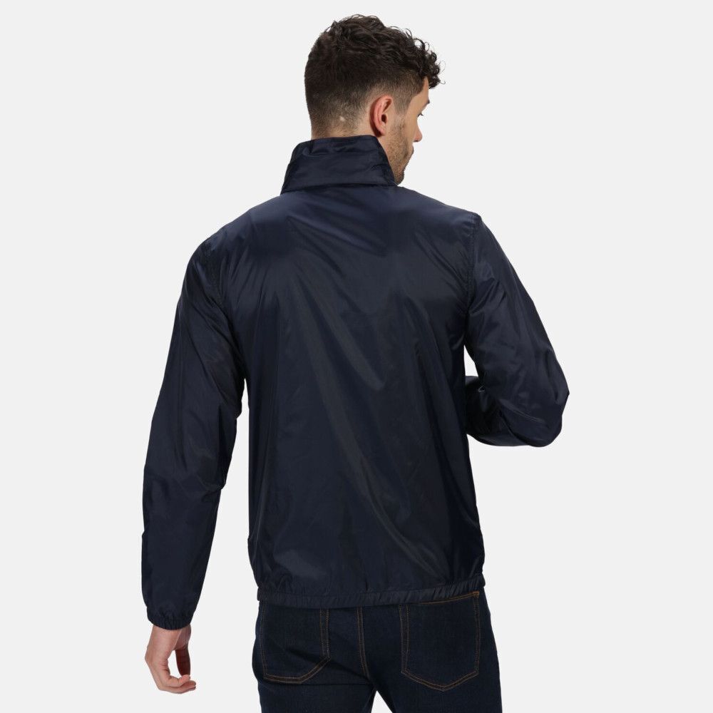 Navy - Side - Regatta Mens Asset Lightweight Soft Shell Jacket