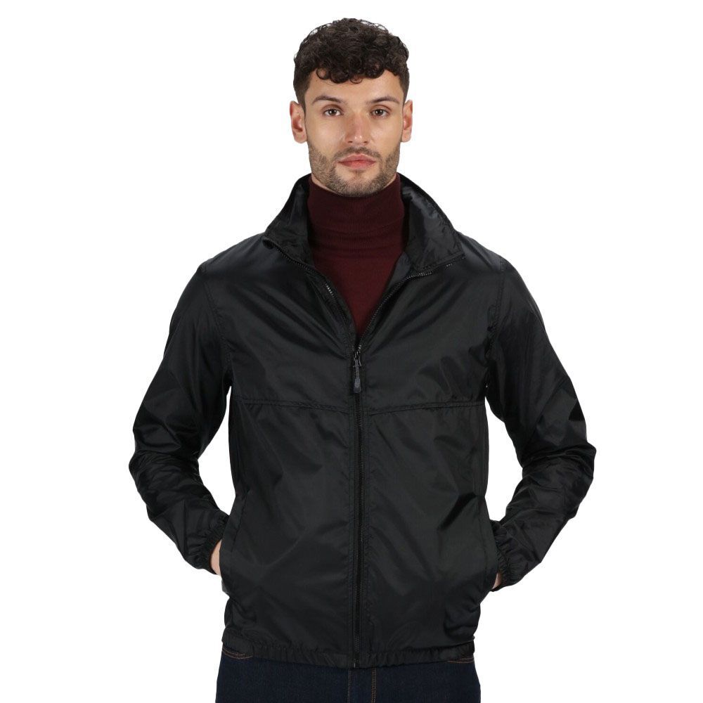 Black - Back - Regatta Mens Asset Lightweight Soft Shell Jacket