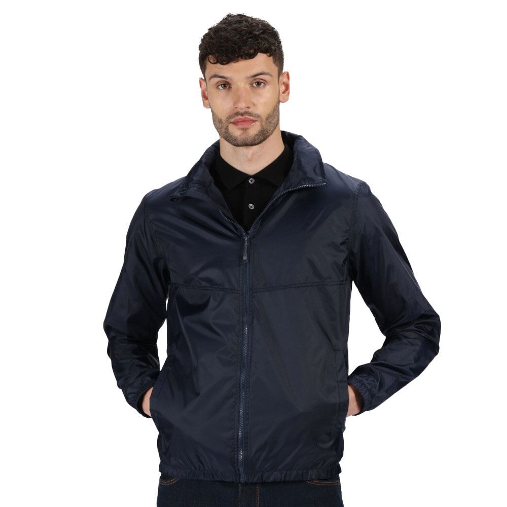 Navy - Back - Regatta Mens Asset Lightweight Soft Shell Jacket