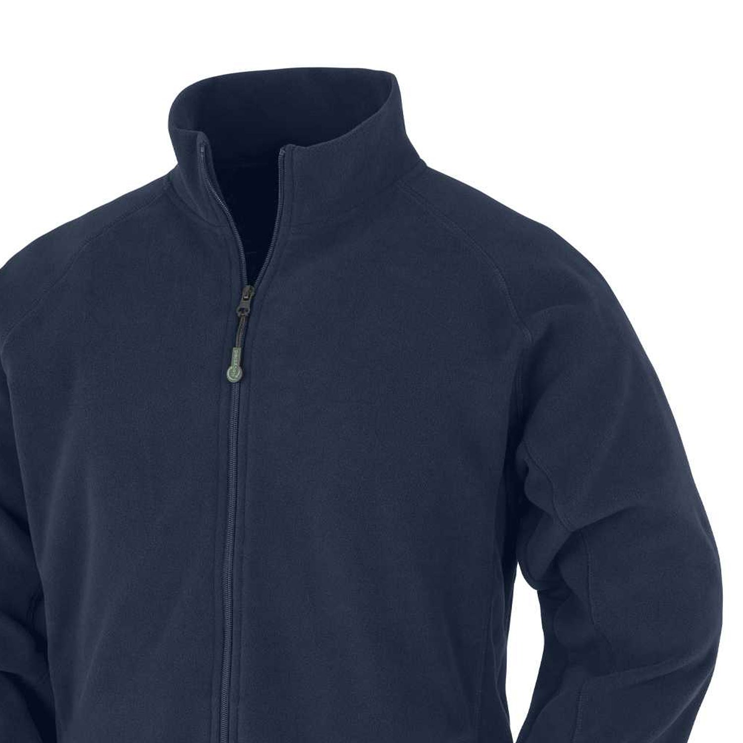 Navy - Back - Result Genuine Recycled Mens Fleece Jacket