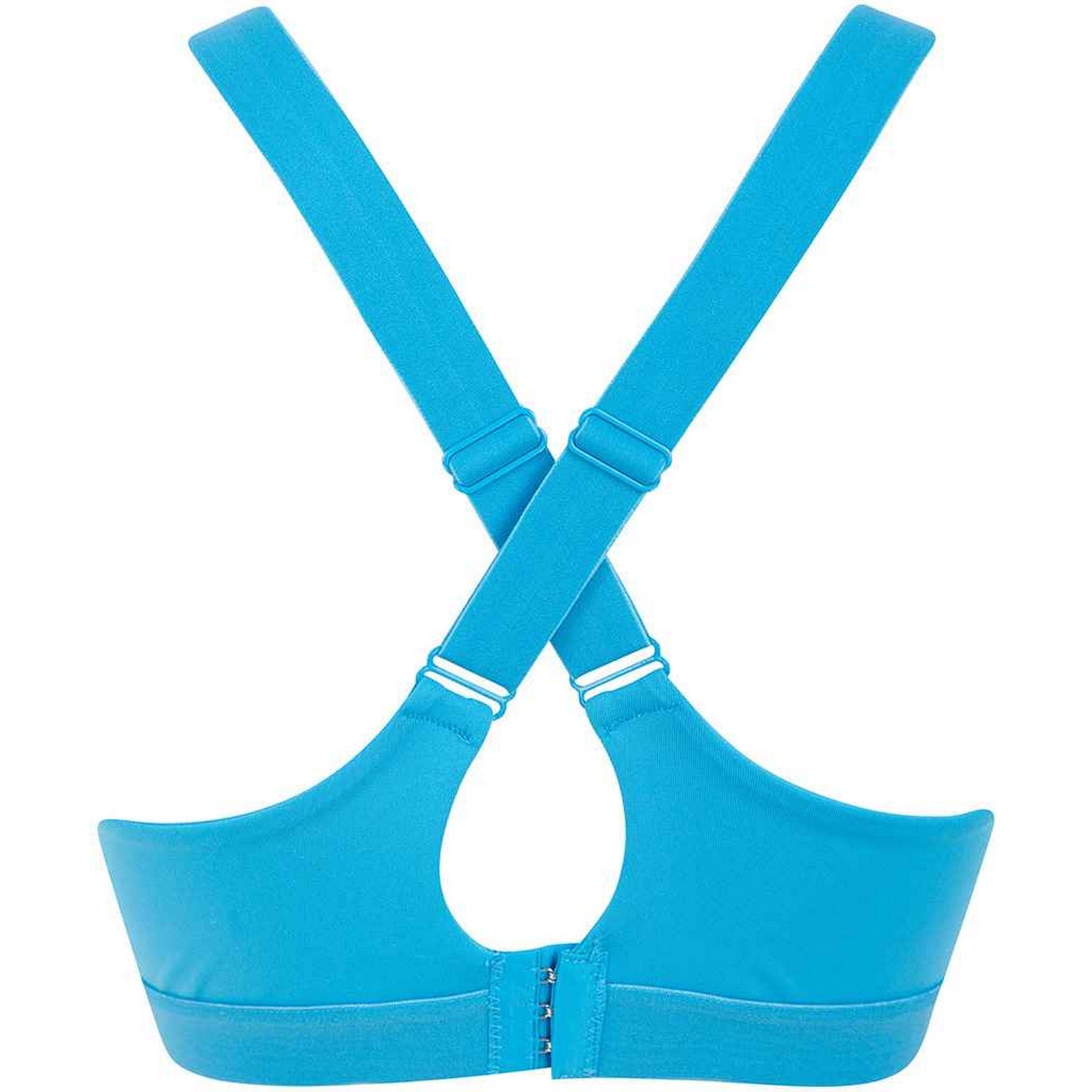 Turquoise - Back - Tombo Womens-Ladies Medium Impact Core Bra
