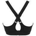 Black - Back - Tombo Womens-Ladies Medium Impact Core Bra