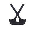 Charcoal - Back - Tombo Womens-Ladies Medium Impact Core Bra