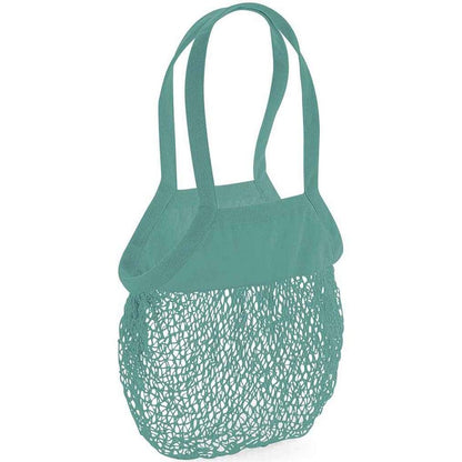 Olive Green - Back - Westford Mill Mesh Tote Bag