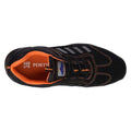 Black-Orange - Side - Portwest Mens Steelite Lusum S1P HRO Suede Safety Shoes