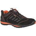 Black-Orange - Pack Shot - Portwest Mens Steelite Lusum S1P HRO Suede Safety Shoes