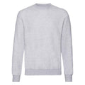 Heather Grey - Front - Fruit of the Loom Mens Classic Heather Drop Shoulder Sweatshirt