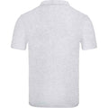 Heather Grey - Back - Fruit of the Loom Mens Original Pique Heather Polo Shirt