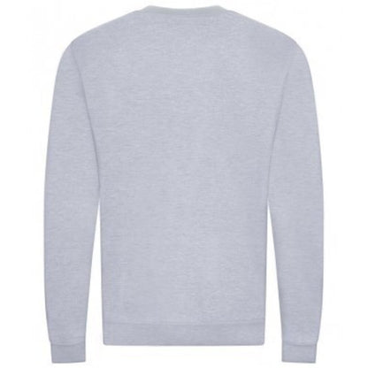 Grey Heather - Back - Awdis Mens Organic Sweatshirt