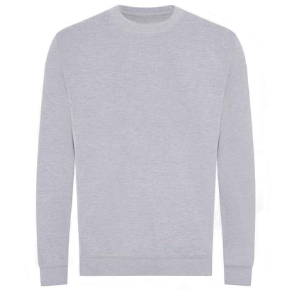 Grey Heather - Front - Awdis Mens Organic Sweatshirt