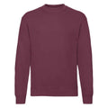 Burgundy - Front - Fruit of the Loom Unisex Adult Classic Drop Shoulder Sweatshirt