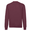 Burgundy - Back - Fruit of the Loom Unisex Adult Classic Drop Shoulder Sweatshirt