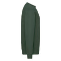 Bottle Green - Side - Fruit of the Loom Unisex Adult Classic Drop Shoulder Sweatshirt