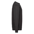 Black - Side - Fruit of the Loom Unisex Adult Classic Drop Shoulder Sweatshirt