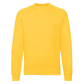 Sunflower Yellow - Front - Fruit of the Loom Unisex Adult Classic Drop Shoulder Sweatshirt