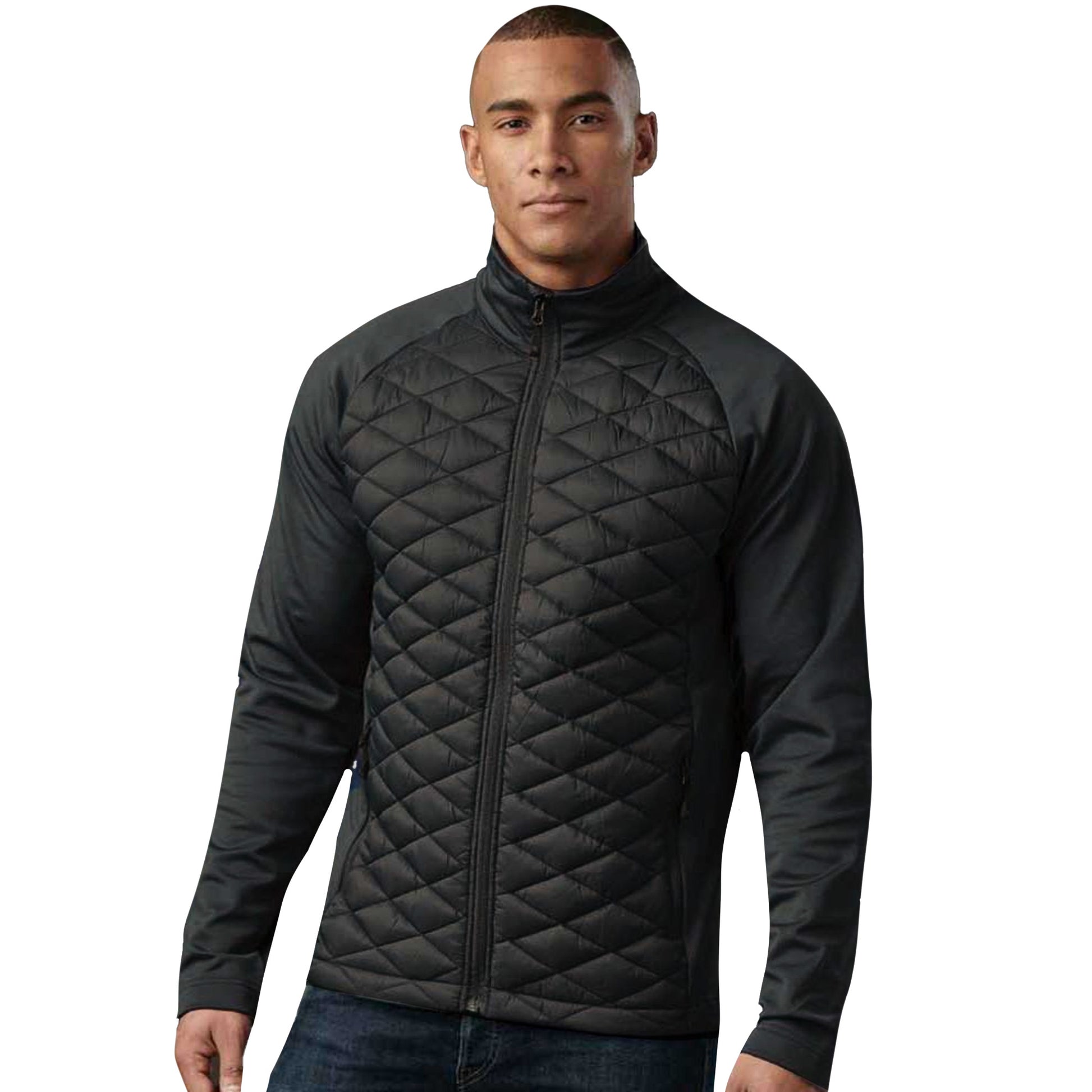Black - Back - Stormtech Mens Boulder Thermal Padded Jacket