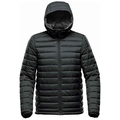 Black-Graphite Grey - Front - Stormtech Mens Stavanger Thermal Padded Jacket