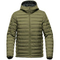 Sage Green-Graphite Grey - Front - Stormtech Mens Stavanger Thermal Padded Jacket