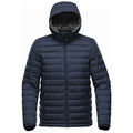 Navy-Graphite Grey - Front - Stormtech Mens Stavanger Thermal Padded Jacket