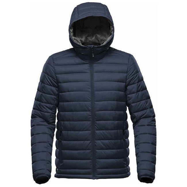 Navy-Graphite Grey - Front - Stormtech Mens Stavanger Thermal Padded Jacket