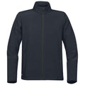 Navy-Carbon - Front - Stormtech Mens Orbiter Soft Shell Jacket