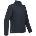 Navy-Carbon - Back - Stormtech Mens Orbiter Soft Shell Jacket